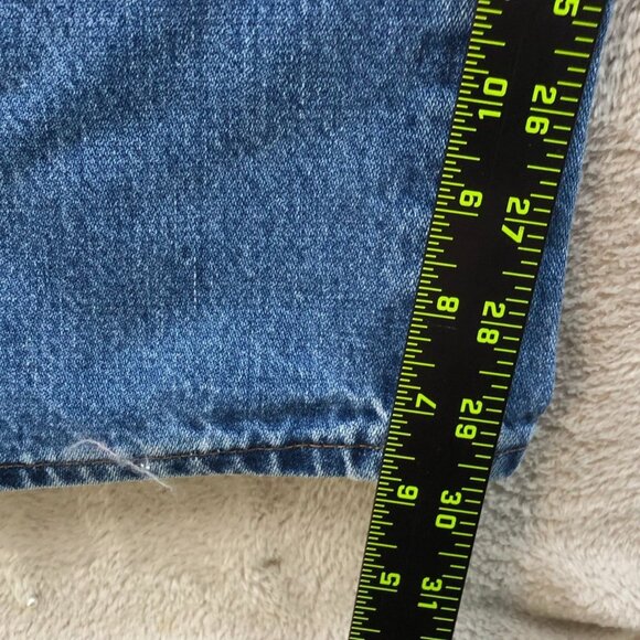 Wrangler Men's Blue Denim Jeans 38x32 Vintage American Made - Picture 5 of 13